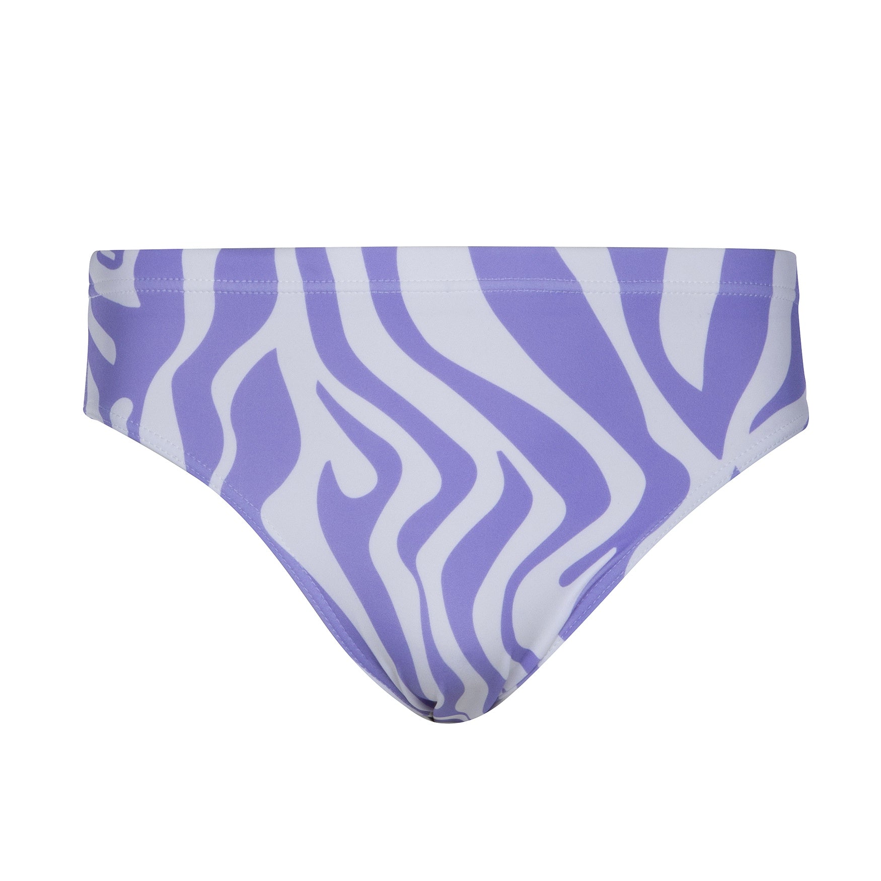 Granadilla Swim Brief Bottoms | Zebra Lilac
