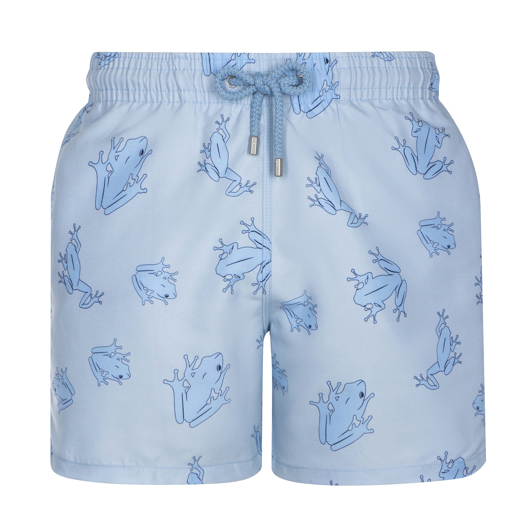 Mid-length Swim Shorts | Frogs / Baby Blue