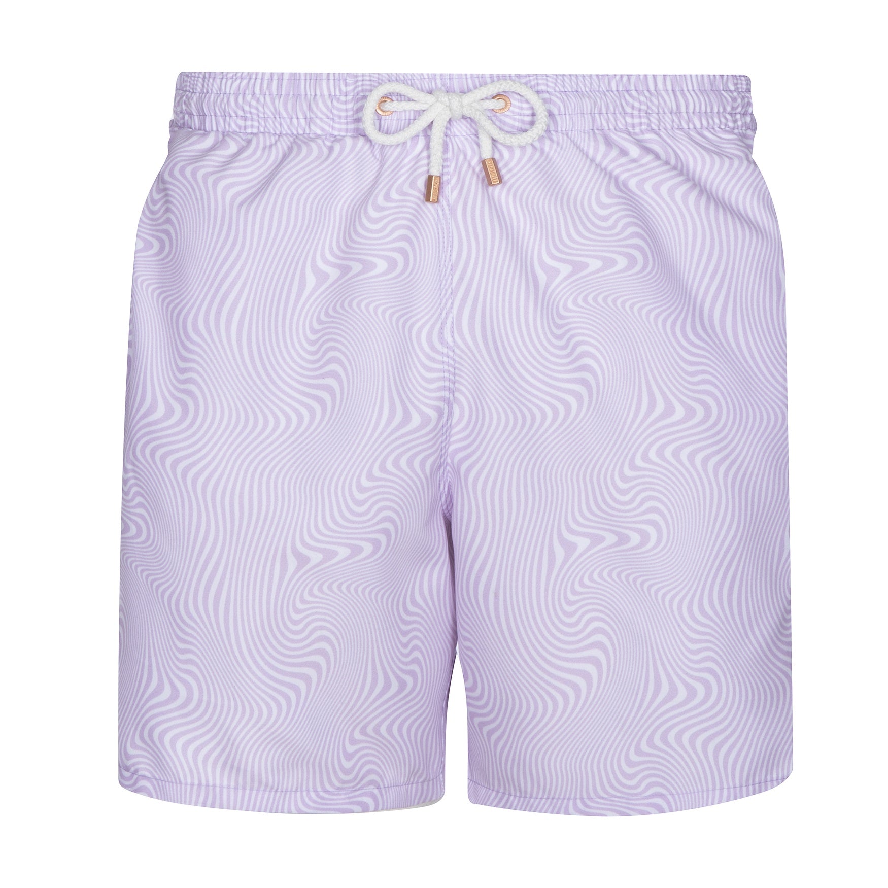 Mid-length Swim Shorts | Warp / Lilac