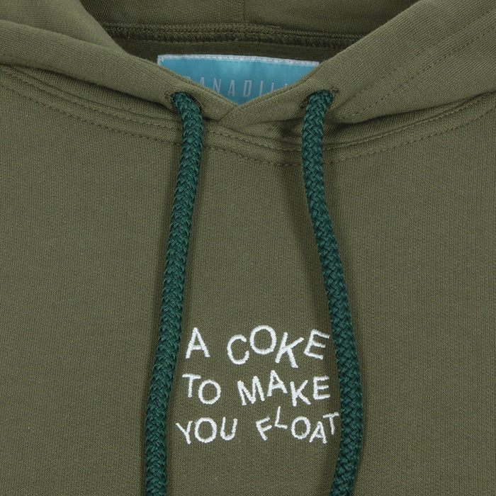 Granadilla hoodie | A Coke To Make You Float | Olive Green