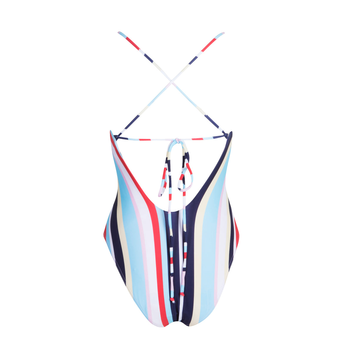 Strappy One Piece | Stripes