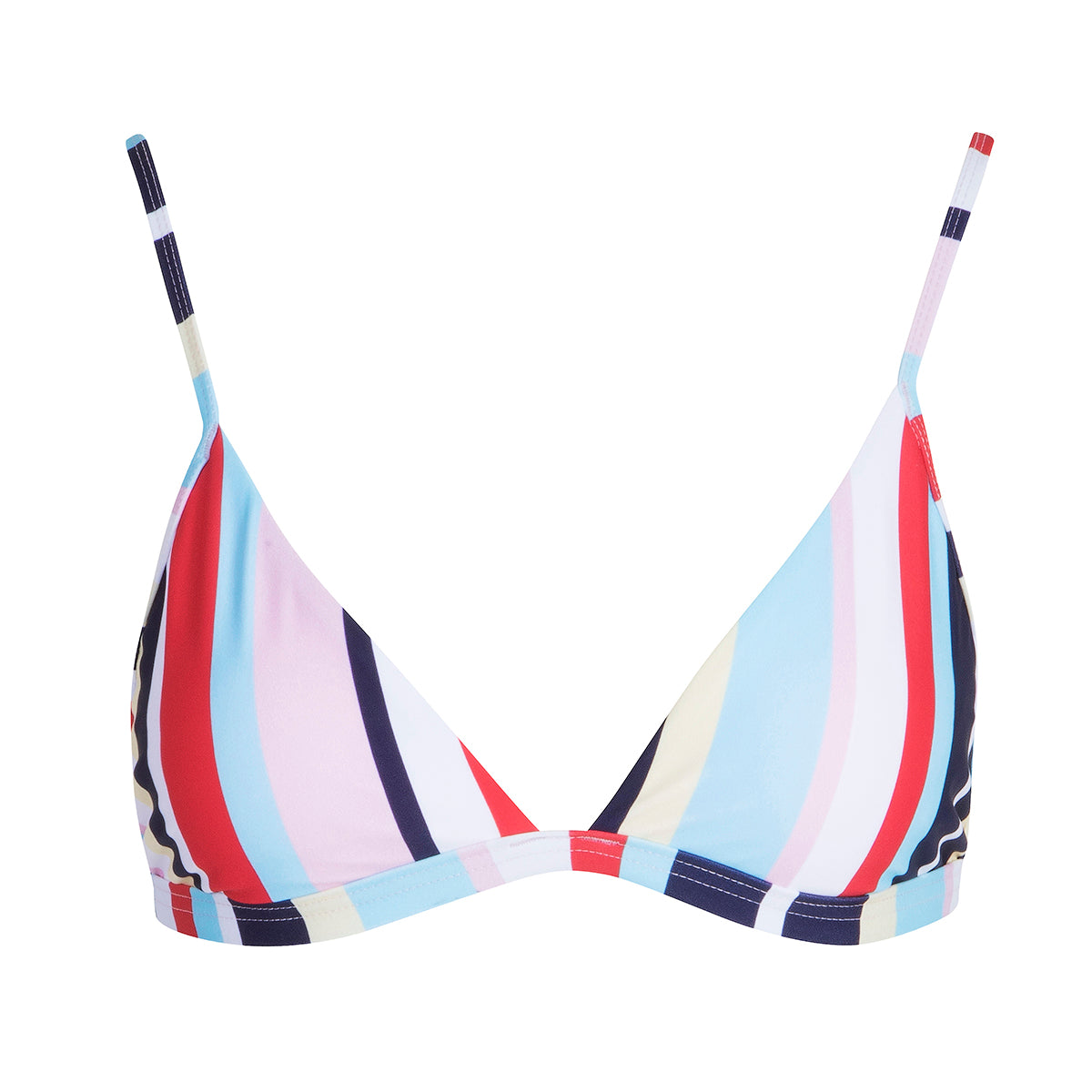 Granadilla Swim Bralette Bikini Top | Stripes