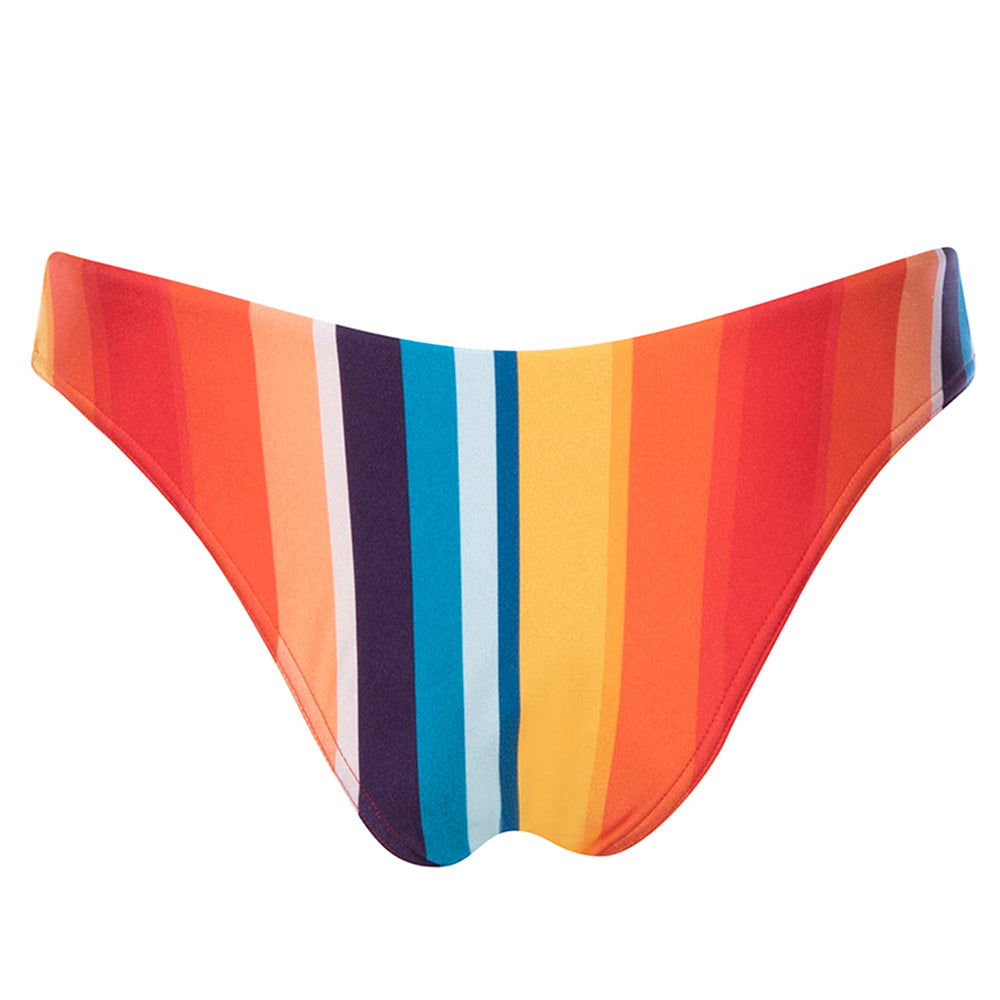 Granadilla Swim Cheeky Bikini Bottoms | Tonal Stripes