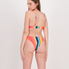 Granadilla Swim Crop Bikini Top | Stripes